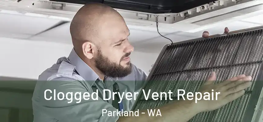  Clogged Dryer Vent Repair Parkland - WA